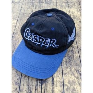 Vintage Casper Movie Fresh Caps 1995 Universal City Studios Black Snapback Hat